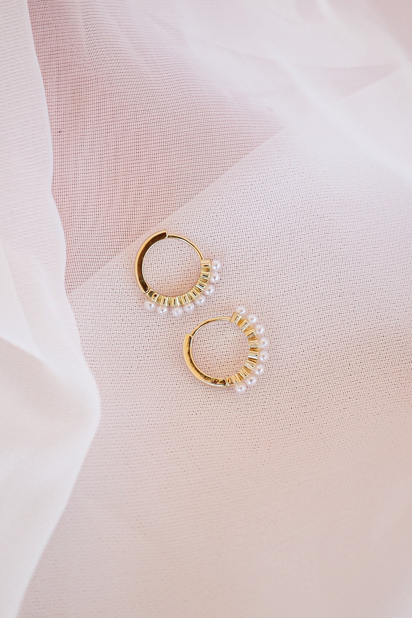 Pearl Mini Huggie Hoop Earrings - Dainty Pearl Studded Huggie Hoops for Women - Perfect for Everyday Wear, Date Night & Special Occasions