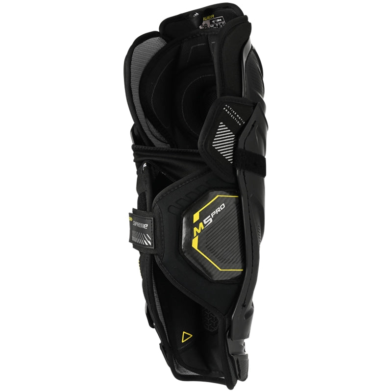 Bauer Supreme M5 Pro Senior Hockey Shin Guards - Lightweight & Durable Protection for Ice Hockey Players - Perfect for Games, Practices & Training
