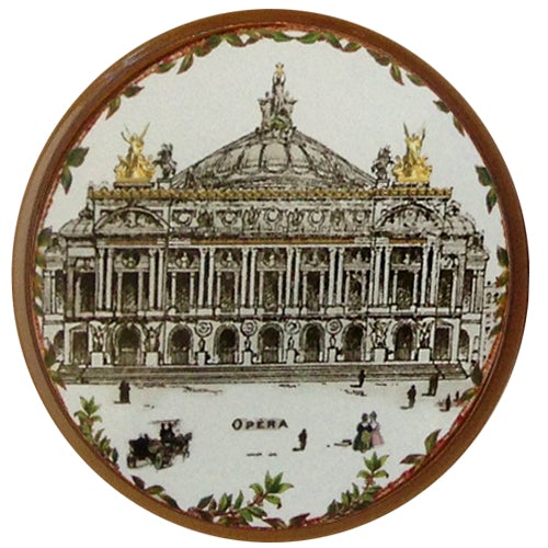 Paris Scenic Coaster Set - 6-Piece Elegant Drink Coasters for Coffee & Wine - Perfect for Home, Office, and Gift Giving