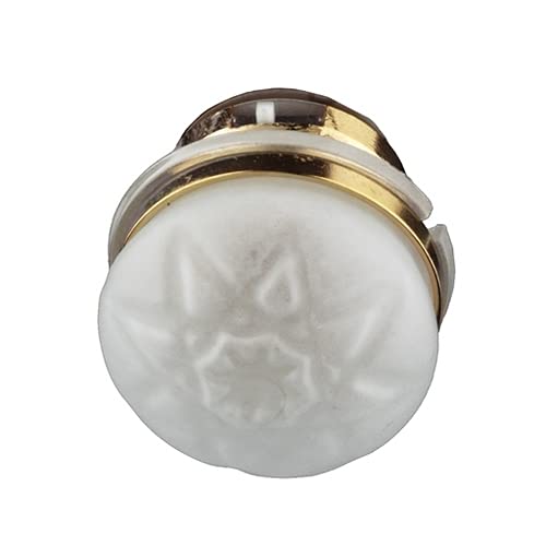 Mini LED Frosted Etched Ceiling Lamp for Dollhouse - Energy Efficient Dimmable Lighting for Miniature Rooms, DIY Dollhouse Decor, and Model Home Displays