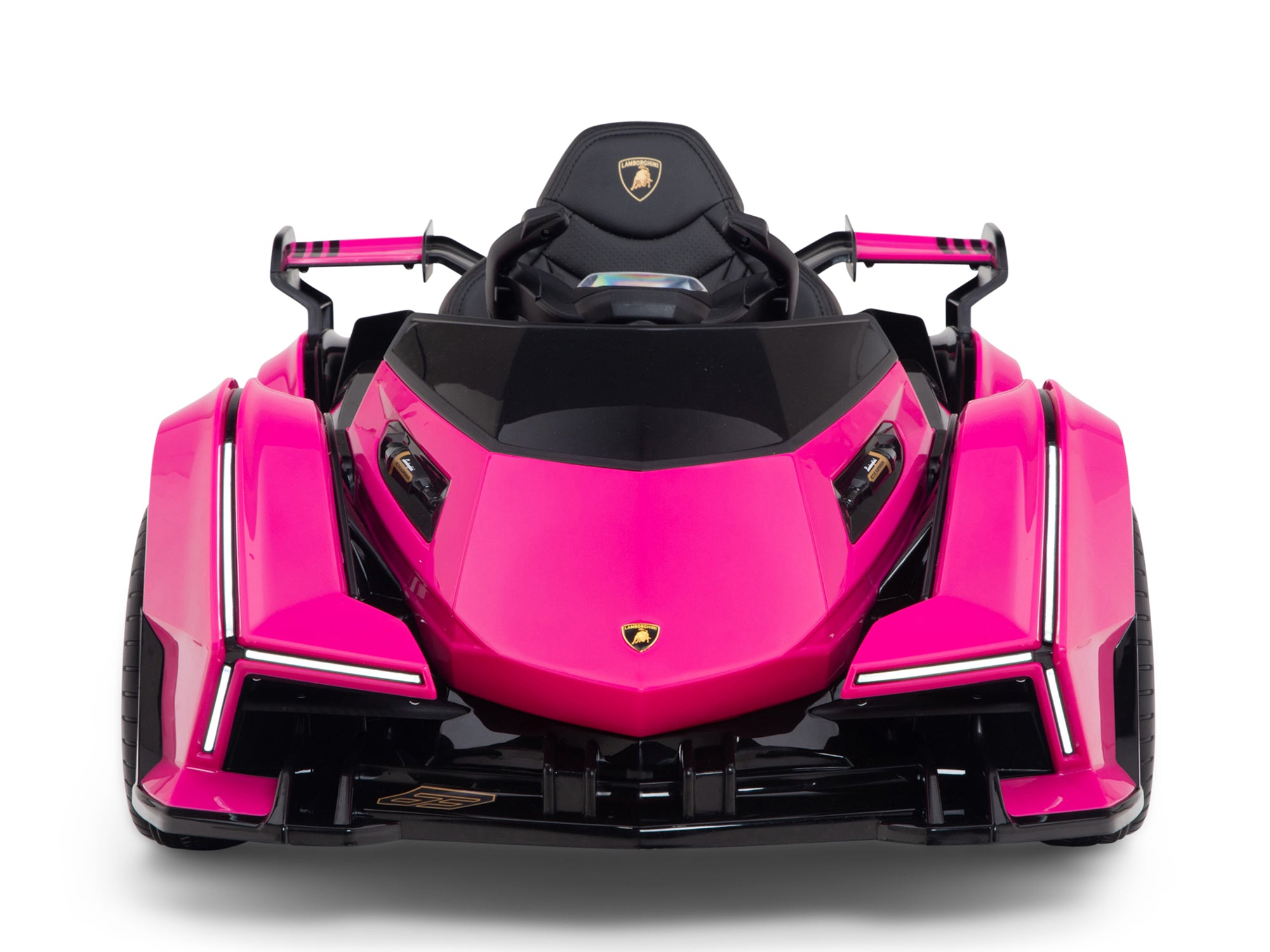 Lamborghini V12 Vision GT Kids Electric Ride On Car with Remote Control - 12V Battery Powered Pink Sports Toy Car for Boys & Girls | Birthday Gift, Outdoor Play, Indoor Fun