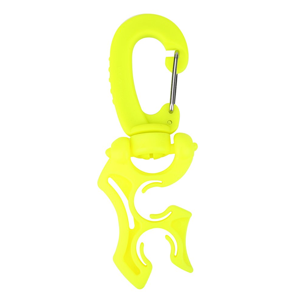 Scuba Diving Regulator Hose Clip Holder - Green for BCD & Snorkeling Gear