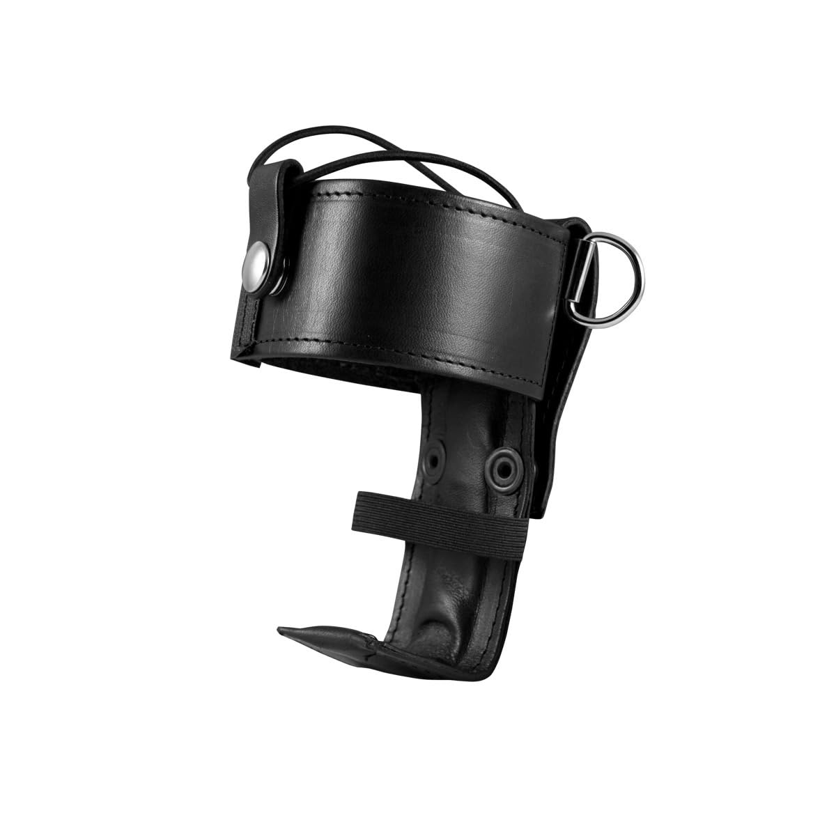 Boston Leather Universal Firefighter Radio Holder - Durable & Adjustable Strap for Motorola, Kenwood, Icom Radios - Perfect for Firefighting, EMS, Search & Rescue Operations