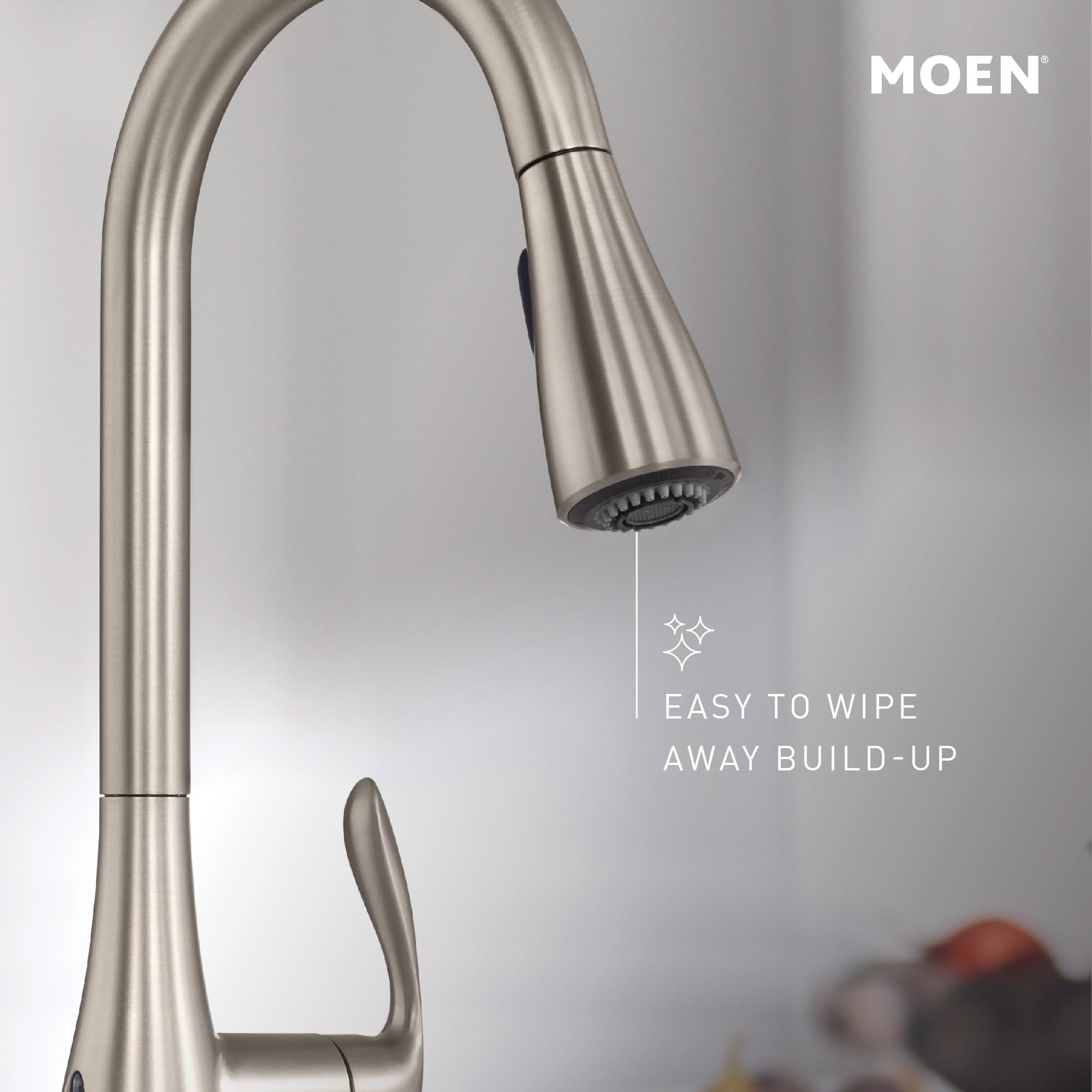 Moen Riley Chrome One-Handle Pull-Down Kitchen Faucet with Power Boost & Reflex Docking System - Modern Kitchen Sink Faucet 7402C for Faster Cleaning - Perfect for Home, Restaurant, and Commercial Use