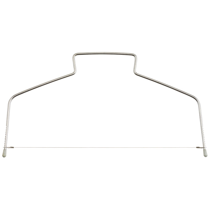 Winco Stainless Steel Wire Cake Leveler with 12 Bows - Professional Baking Tool for Perfectly Even Cake Layers, Wedding Cakes & Desserts