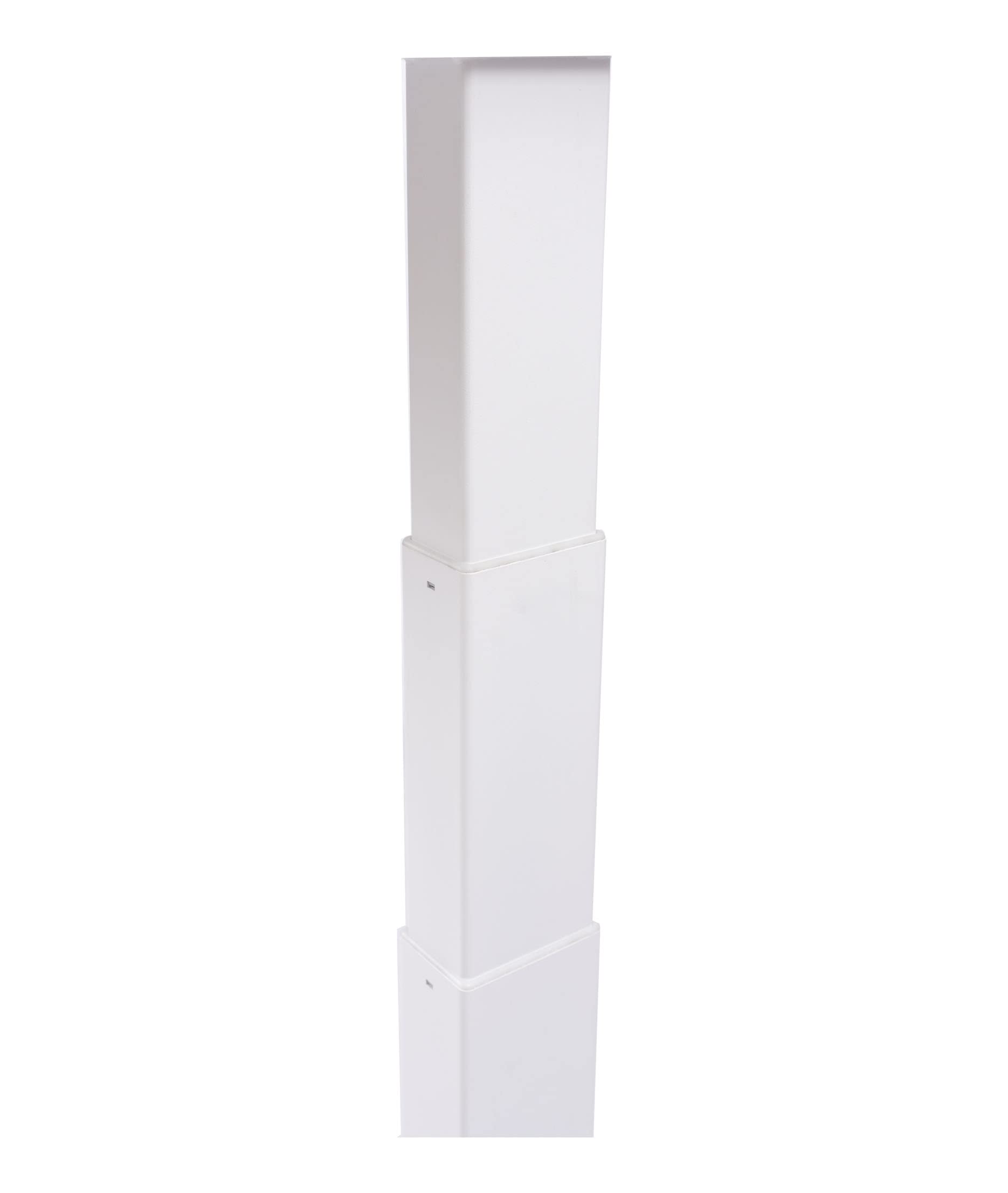 Premium Solid Wood Electric Standing Desk - Adjustable Height with Memory Presets, White Frame & Natural Birch Top, 60