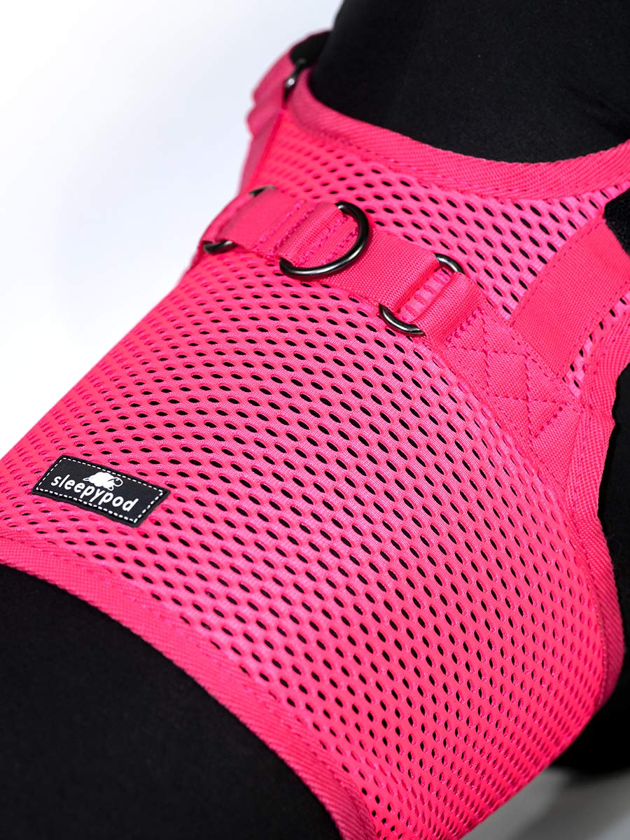 Sleepypod Martingale Dog Harness for Small Dogs - Adjustable No-Pull Pet Vest in Pink Peony | Perfect for Walking, Training & Outdoor Adventures
