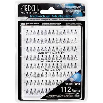 Ardell Individual Lashes Multipack - Knot Free Medium Black False Eyelashes for Natural Look - Perfect for Daily Wear, Parties & Special Occasions