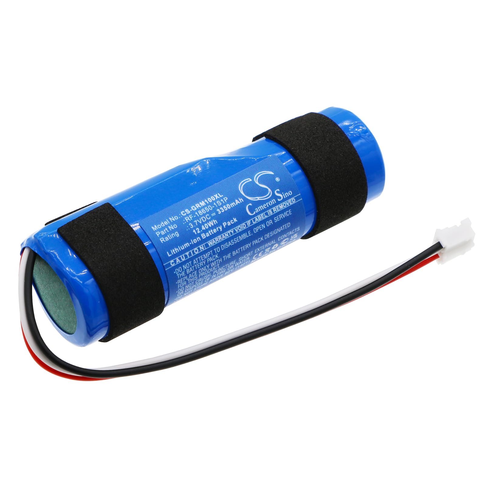 Cameron Sino Replacement Battery for Groove onn AAGRY100076371 - 3350mAh 12.40Wh RF-18650-1S1P - Compatible with Rugged SM, Rugged Speaker & Wireless LED Speaker - Perfect for Outdoor Adventures, Camping & Travel