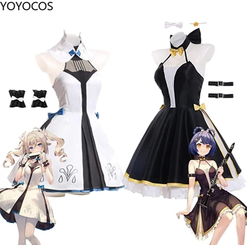 Genshin Impact Barbara Cosplay Costume - Elegant Princess Dress Outfit for Women | Anime Concert Carnival Cosplay | Perfect for Halloween, Comic Con & Role-Playing Events
