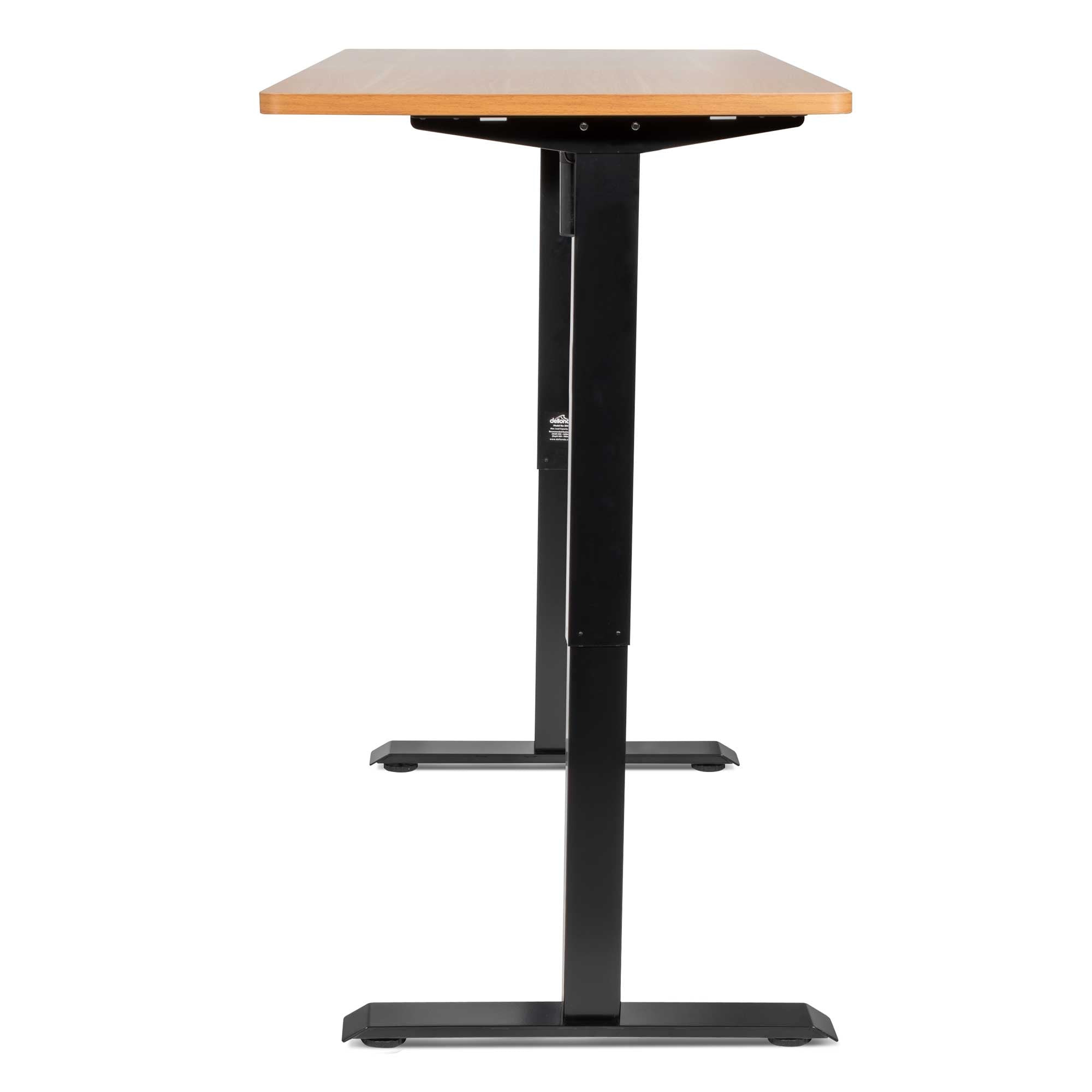 Oak Electric Height Adjustable Standing Desk - 55