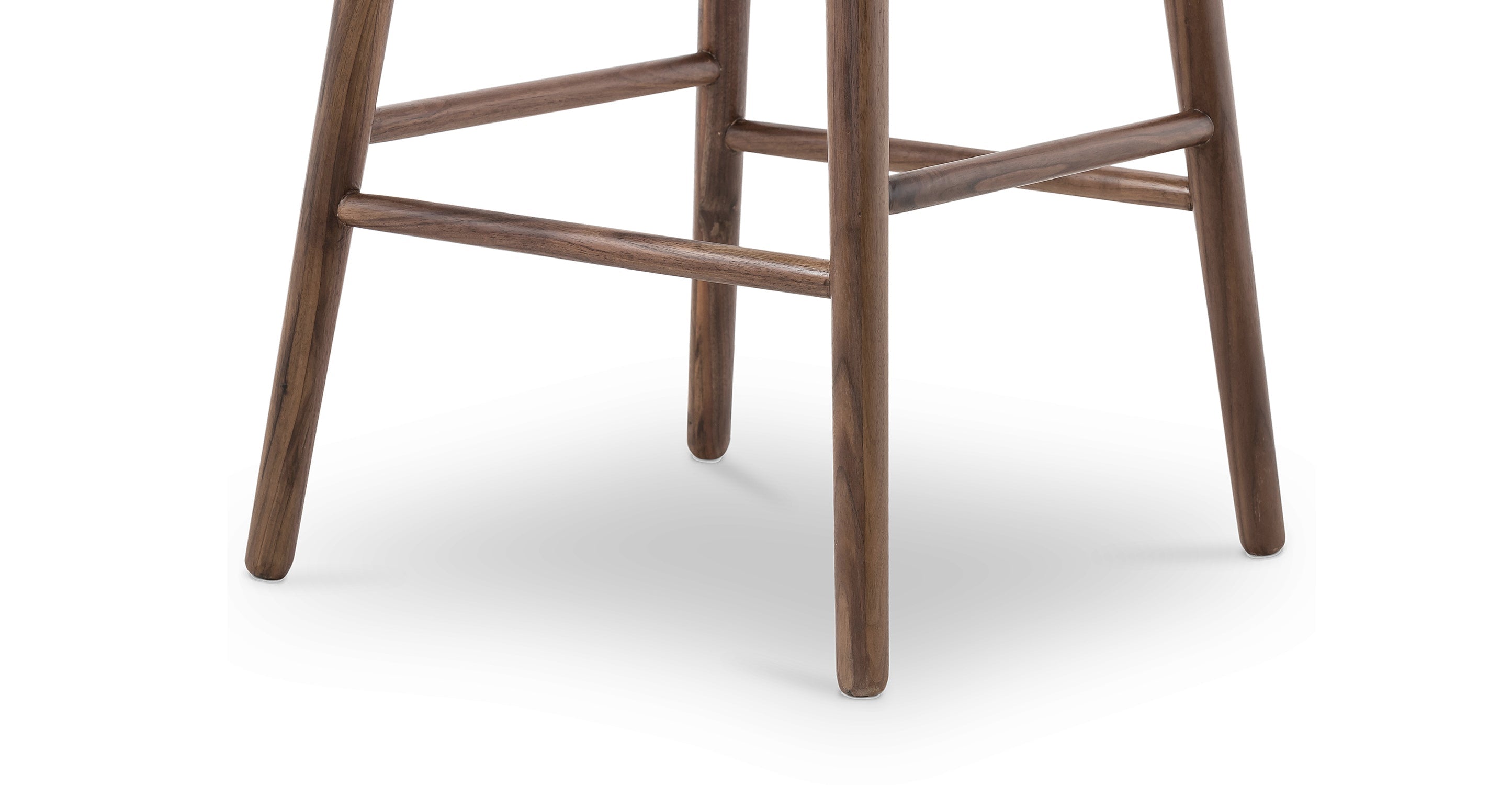 Notello Leather Counter Stool - Modern Bar Stool with Adjustable Height, PU Leather Seat & Metal Base - Perfect for Kitchen Island, Breakfast Bar & Home Decor