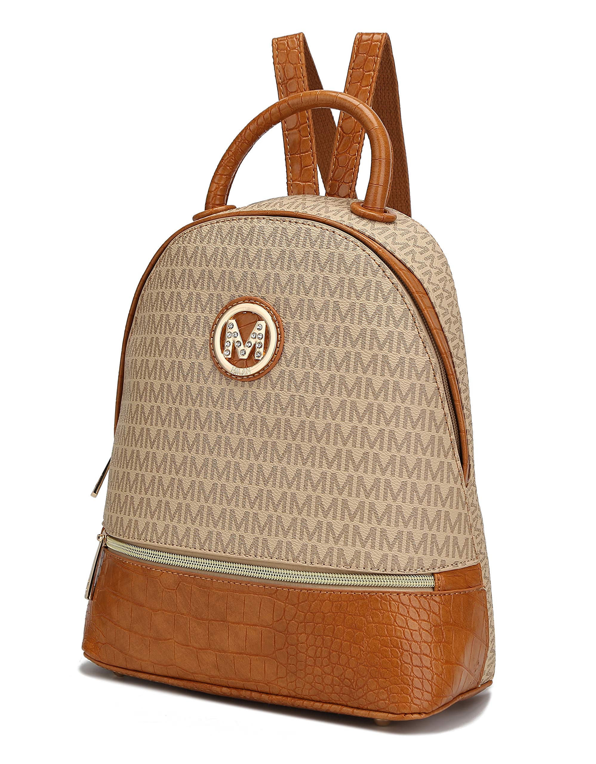 MKF Vegan Leather Backpack for Women - Travel & Work Bag
