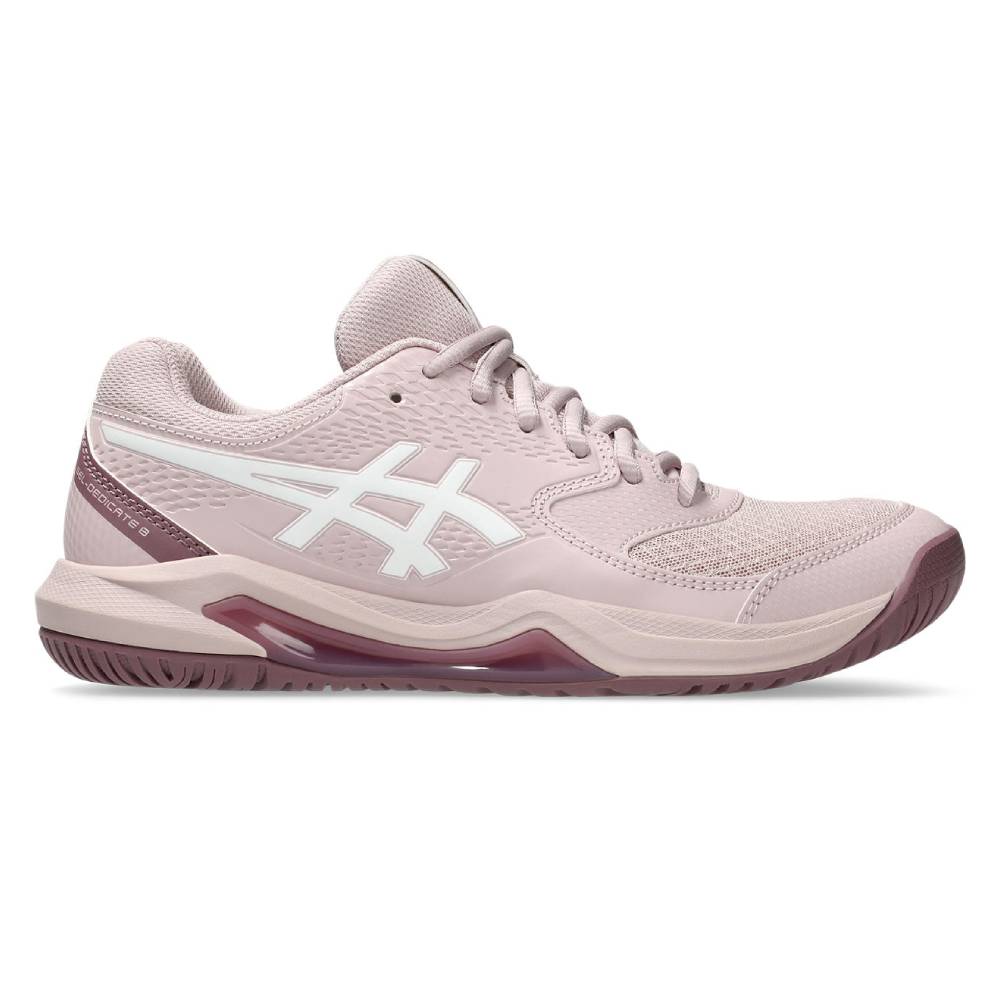 ASICS Gel Dedicate 8 Women's Tennis Shoes - Lightweight Stability Court Shoes for Women (Watershed Rose/White) | Perfect for Tennis, Pickleball & Casual Wear