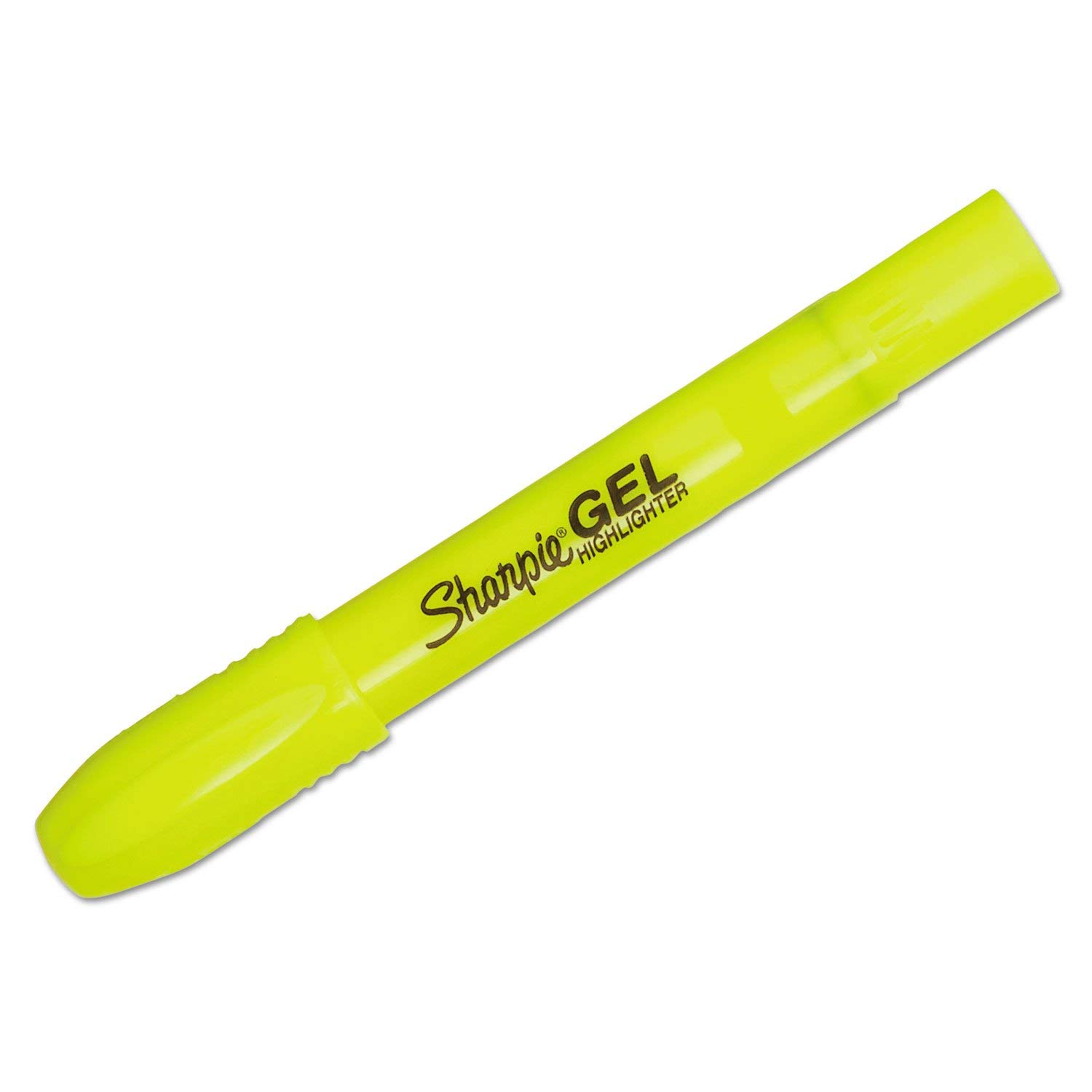 Wholesale CASE of 25 - Sanford Sharpie Yellow Accent Gel Highlighters - Smear Proof, Fluorescent Gel Highlighters for Office, School & Study Notes - Perfect for Book Marking & Document Organization