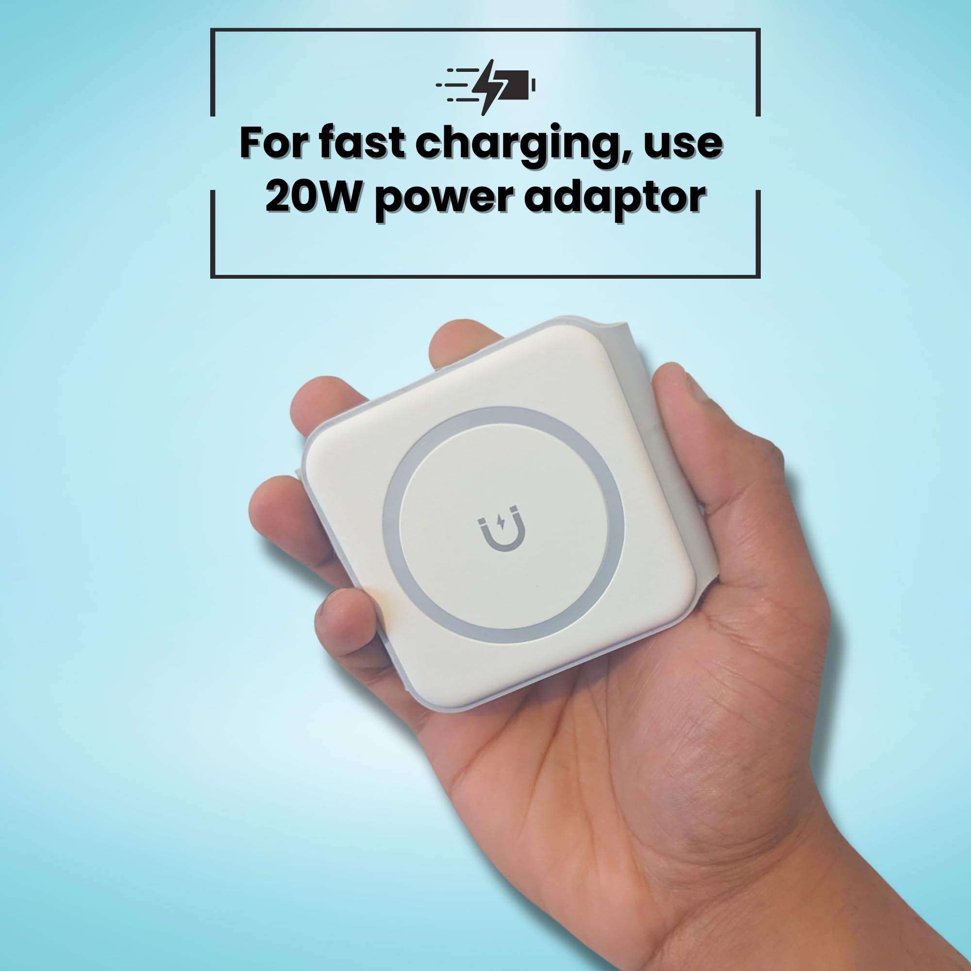 3-in-1 Wireless Charging Station for iPhone, AirPods & Apple Watch | Fast Qi-Certified Charger with MagSafe | Portable Travel Charging Dock for Office, Bedside & Car Use