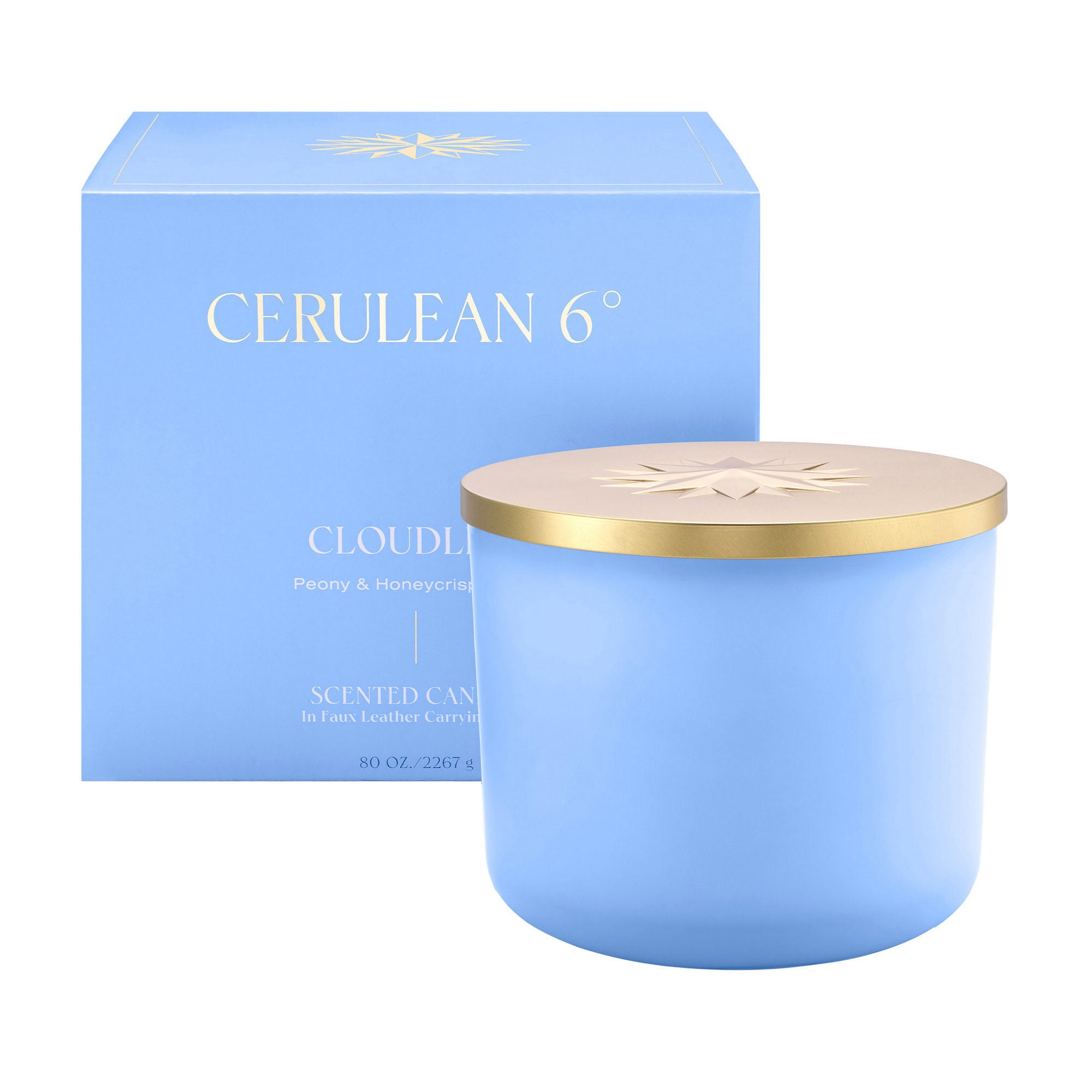Cloudline 5 Wick Luxury Scented Candle - Long Lasting Aromatherapy Candles for Home, Spa, Yoga & Relaxation - Vanilla Lavender Scent