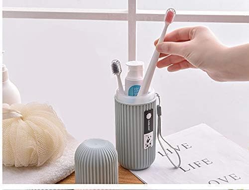 Waterproof Travel Soap Case & Toothbrush Holder - Leakproof Shower Soap Dish with Handle for Bathroom, Camping & Travel Accessories | White & Pink Set for Toiletries Organization