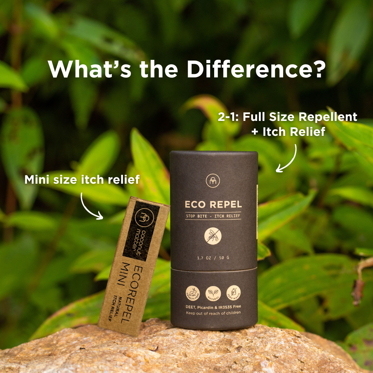 EcoRepel Natural Insect Repellent Spray - DEET Free, Plant-Based Formula for Outdoor Activities, Camping & Hiking
