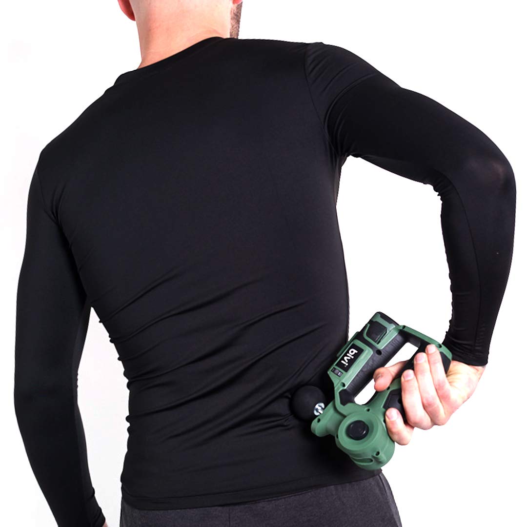 BIVI Deep Tissue Massage Gun - Handheld Percussion Massager for Muscle Recovery, Trigger Point Relief & Sports Therapy - Perfect for Athletes, Gym Workouts & Post-Exercise Recovery