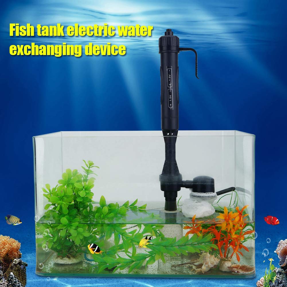 Electric Aquarium Gravel Cleaner & Water Changer - Automatic Siphon Pump for Fish Tank Sand Cleaning & Water Filtration | Perfect for Freshwater & Saltwater Tanks, Easy Water Change & Substrate Maintenance