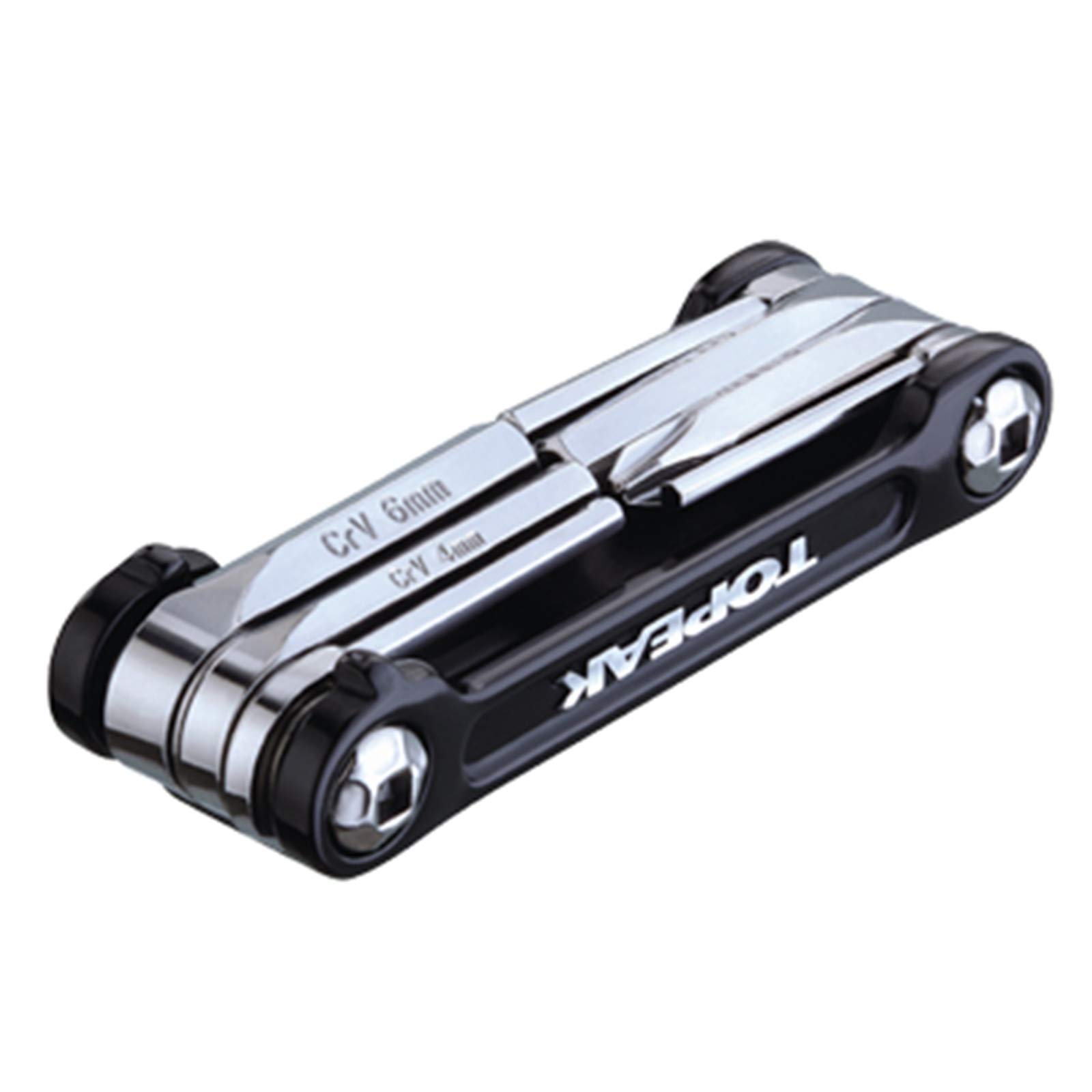 Topeak Mini 9 Pro Folding Bike Tool - Compact Multi-Tool for Cycling Repairs, Black | Perfect for Road & Mountain Bikes, Emergency Repairs & Travel