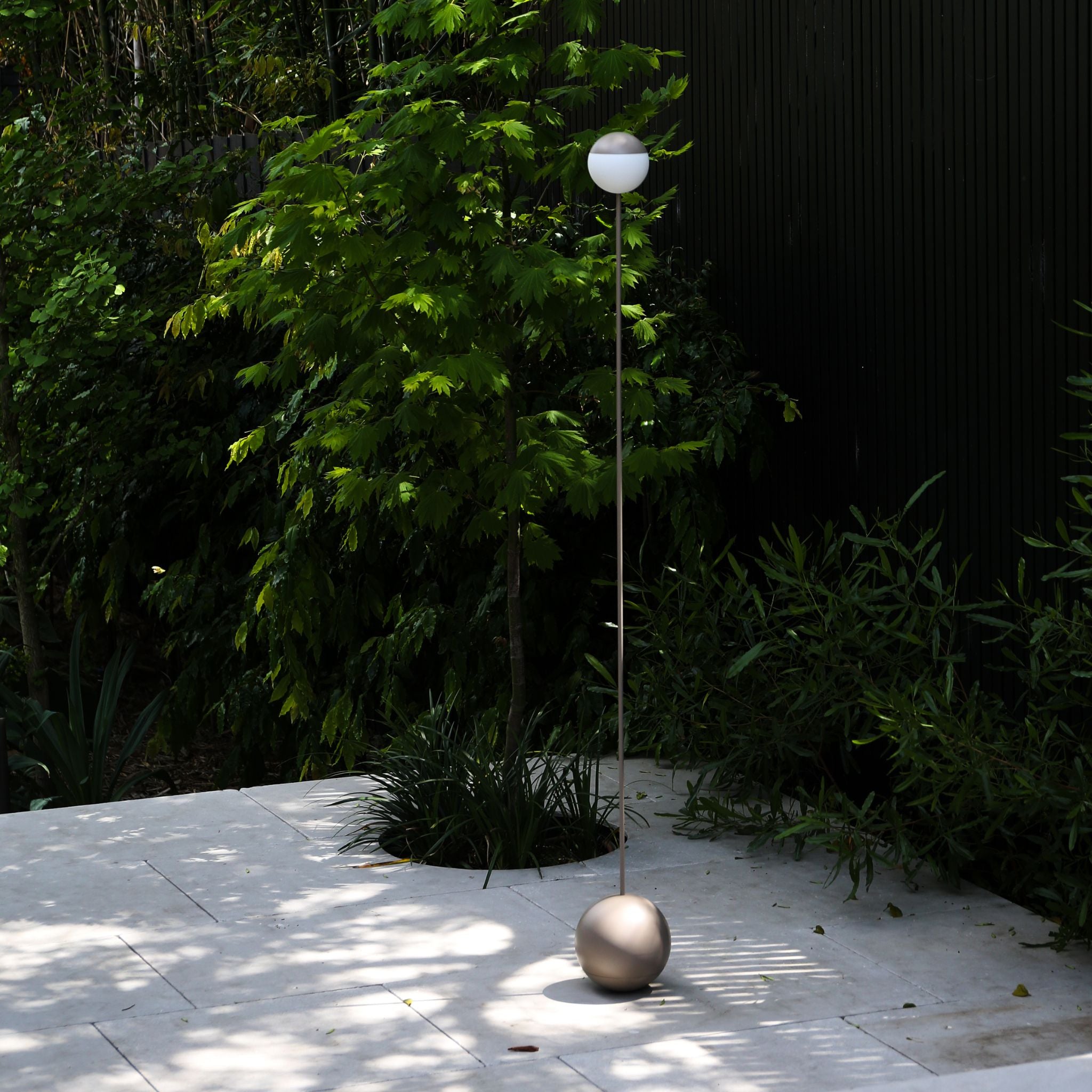 MADE BY PEN Sway Floor Lamp in Warm Grey - Modern Adjustable Standing Light for Living Room, Bedroom, or Office Decor