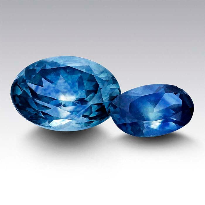 Natural Montana Medium Blue Sapphire Loose Stone - 5x3 to 6x4 Oval, VS Clarity, September Birthstone | USA Mined & Cut | Perfect for Engagement Rings, Jewelry Making & Birthstone Gifts