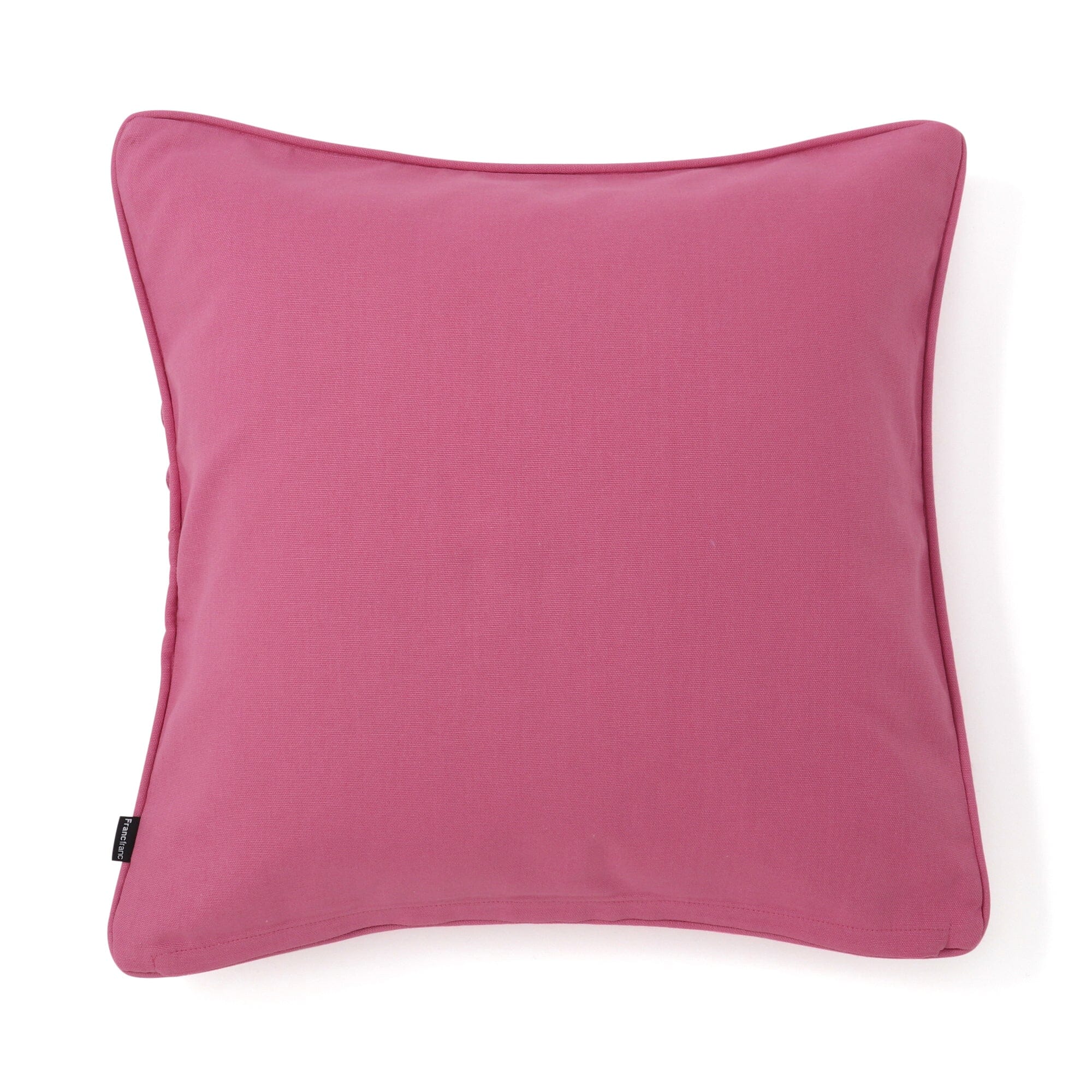 Soft Chenille Weave Cushion Cover 18x18 Inches Pink - Cozy Home Decor for Sofa, Bed, Living Room & Nursery