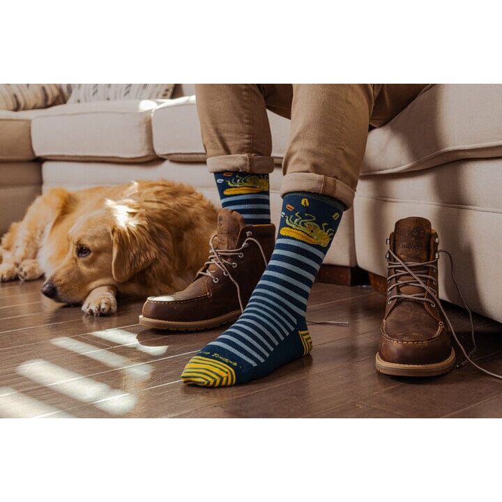 Darn Tough Animal Haus Crew Lightweight Lifestyle Socks for Men - Comfortable & Durable Hiking, Walking & Everyday Wear Socks