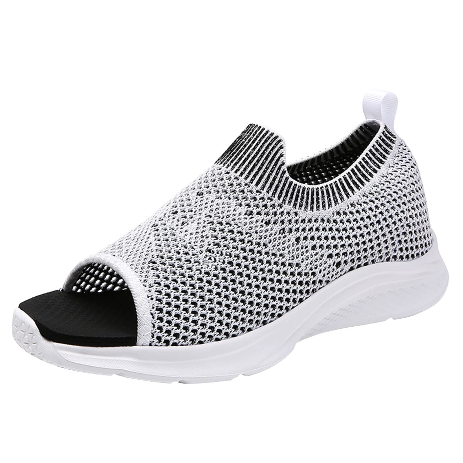 **Women's Breathable Mesh Sport Sandals - Comfortable Summer Beach Wedge Shoes with Peep Toe Design | Perfect for Walking, Travel & Outdoor Activities**