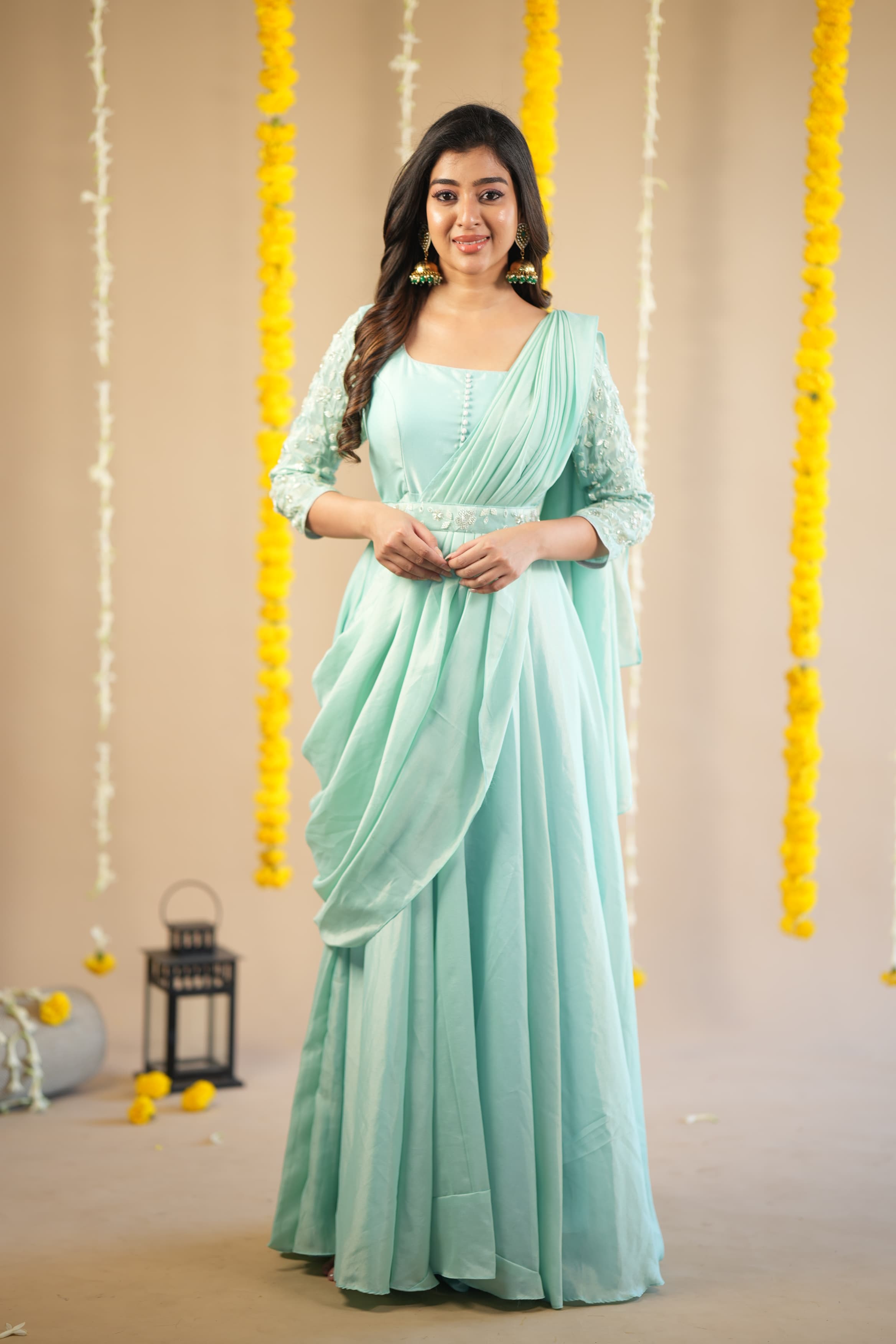 DD603 Surabi Designer Drape Wear - Elegant Women's Fashion for Parties, Weddings & Special Occasions