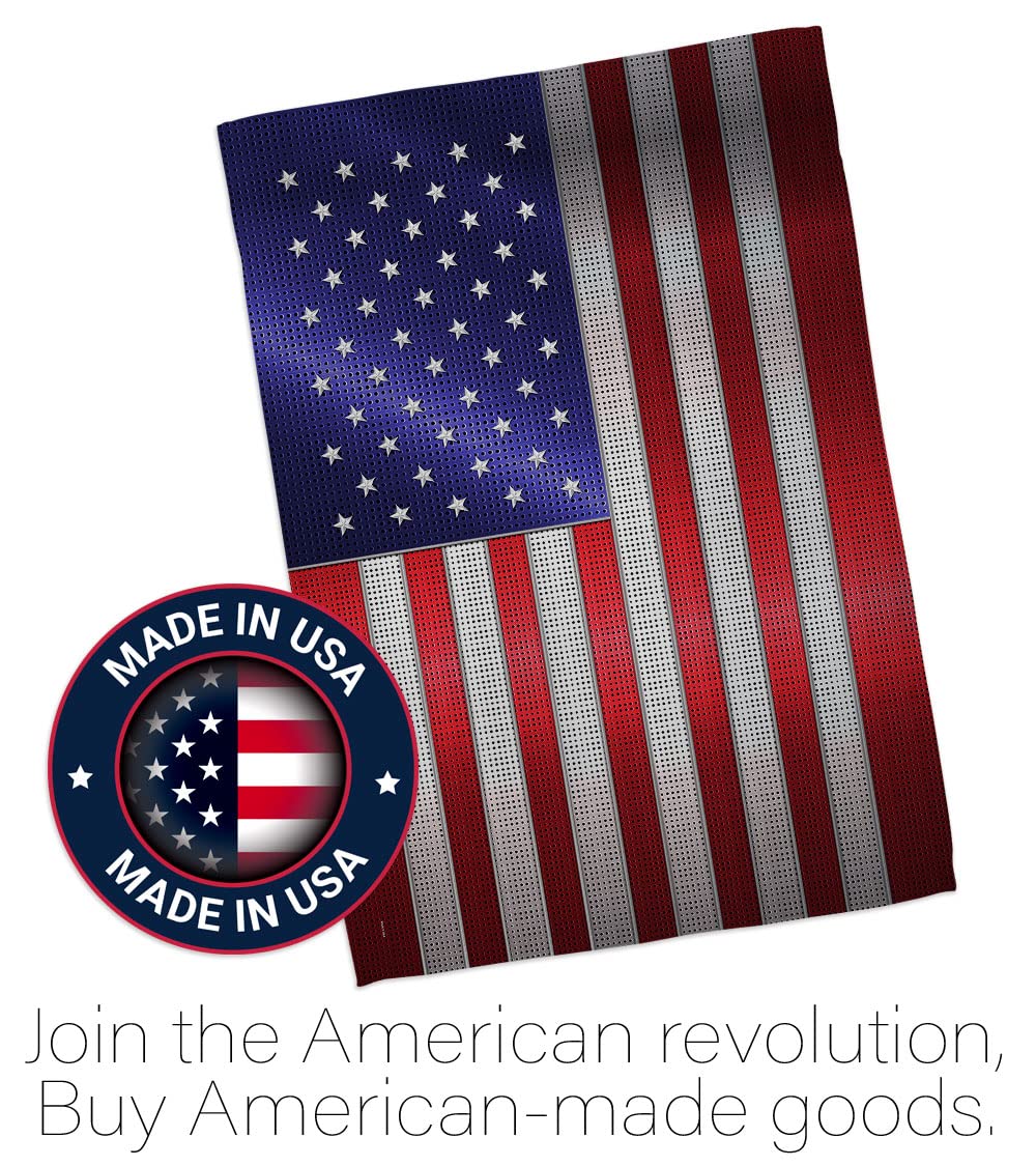 American Pride Decorative Steel House Flag Set 28x40 - Outdoor & Garden Decor