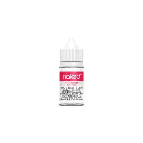 Triple Strawberry E-Liquid by NAKED 100 - 30mL Premium Vape Juice for Refillable Pods & Tanks - Sweet Fruity Flavor for All-Day Vaping