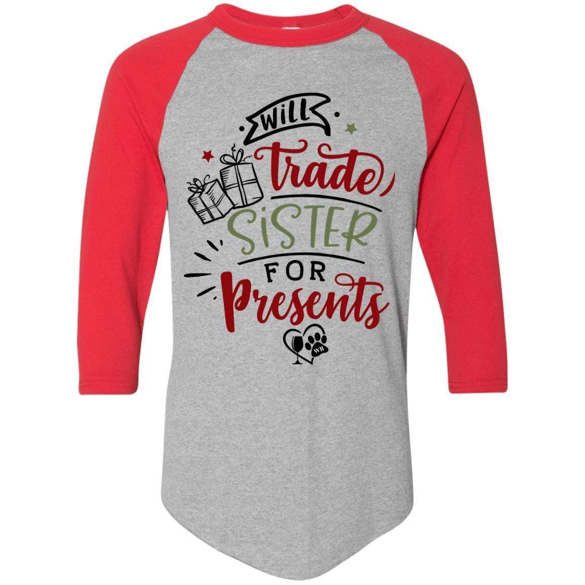 WineyBitches.Co Colorblock Raglan Jersey - Trendy Women's Baseball Tee for Casual Wear, Street Style & Night Out
