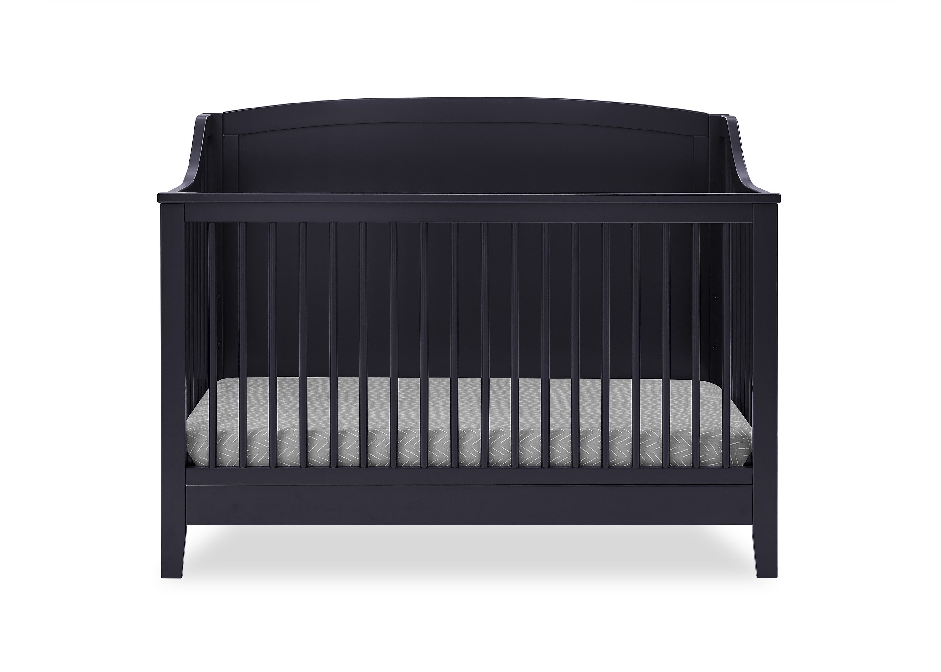 Campbell 6-in-1 Convertible Baby Crib - Toddler Bed & Full-Size Bed Conversion - Safe & Durable Nursery Furniture for Newborns to Teens - Perfect for Bedrooms, Daycares, and Guest Rooms