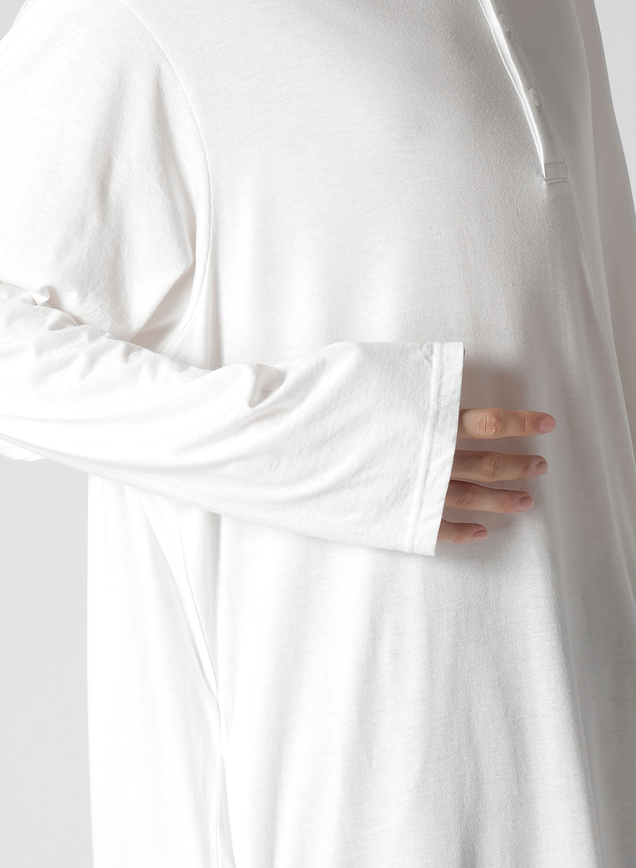 Soft Cotton Modal Blend Long Sleeve Henley Shirt for Men - Comfortable Casual Wear for Everyday Outfits, Work & Weekend Relaxation