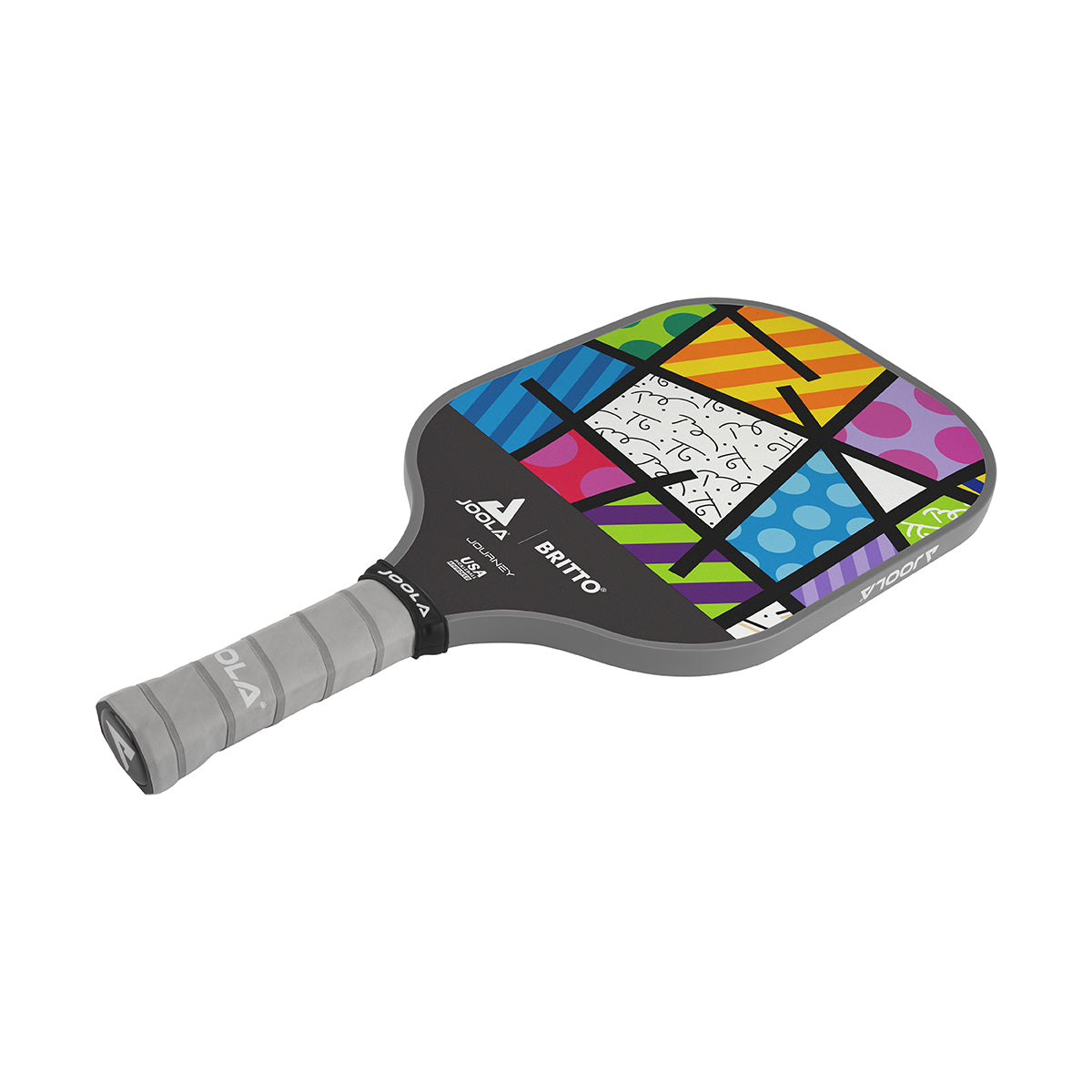 JOOLA BRITTO Pickleball Paddle - Premium Carbon Fiber Surface with Cushion Grip - USA Pickleball Approved - Perfect for Indoor & Outdoor Games, Tournaments & Recreational Play