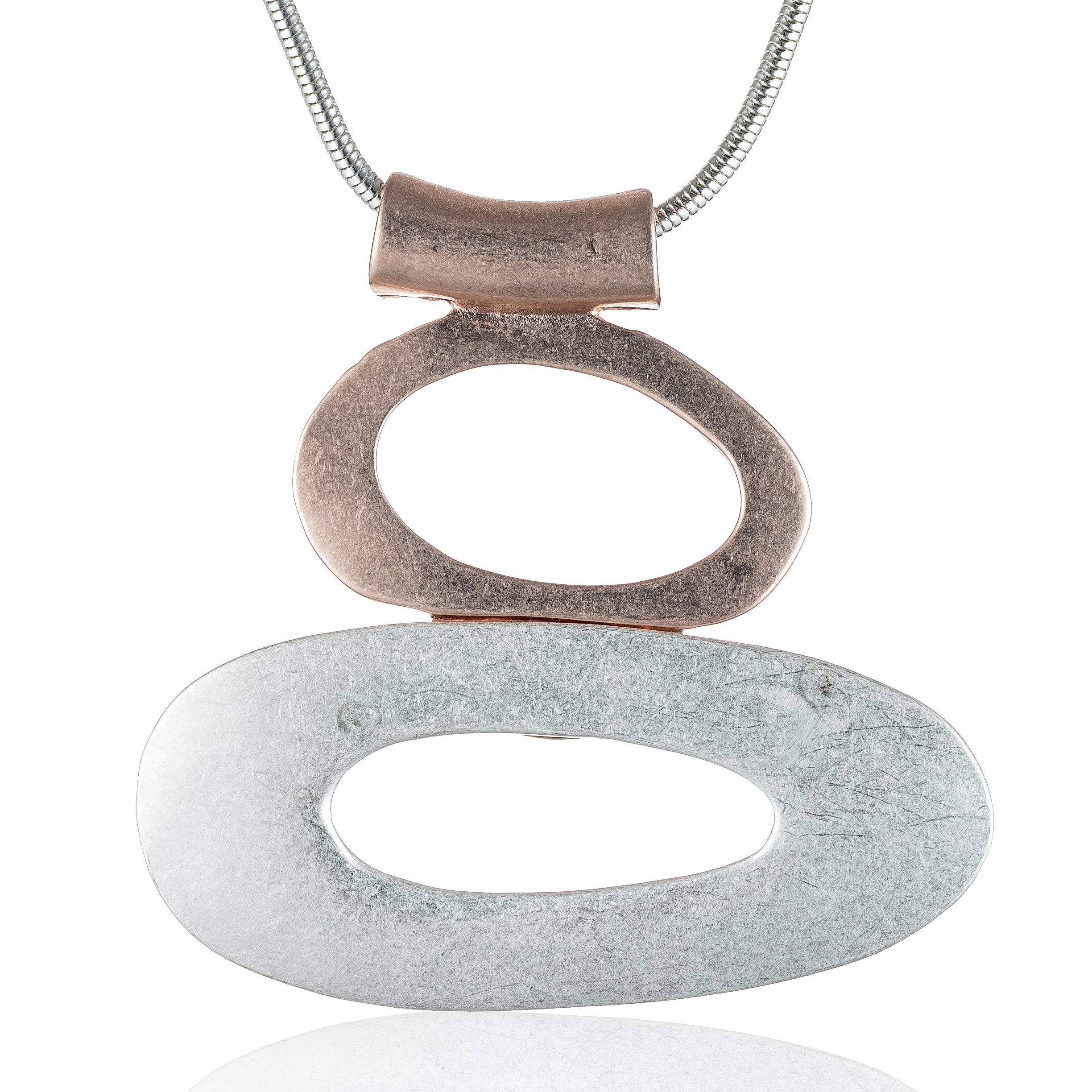 Rose Gold Women's Long Necklace - Elegant Choker Pendant Jewelry for Everyday Wear & Special Occasions | Valentine's Day Gift, Anniversary Present, Party Accessory