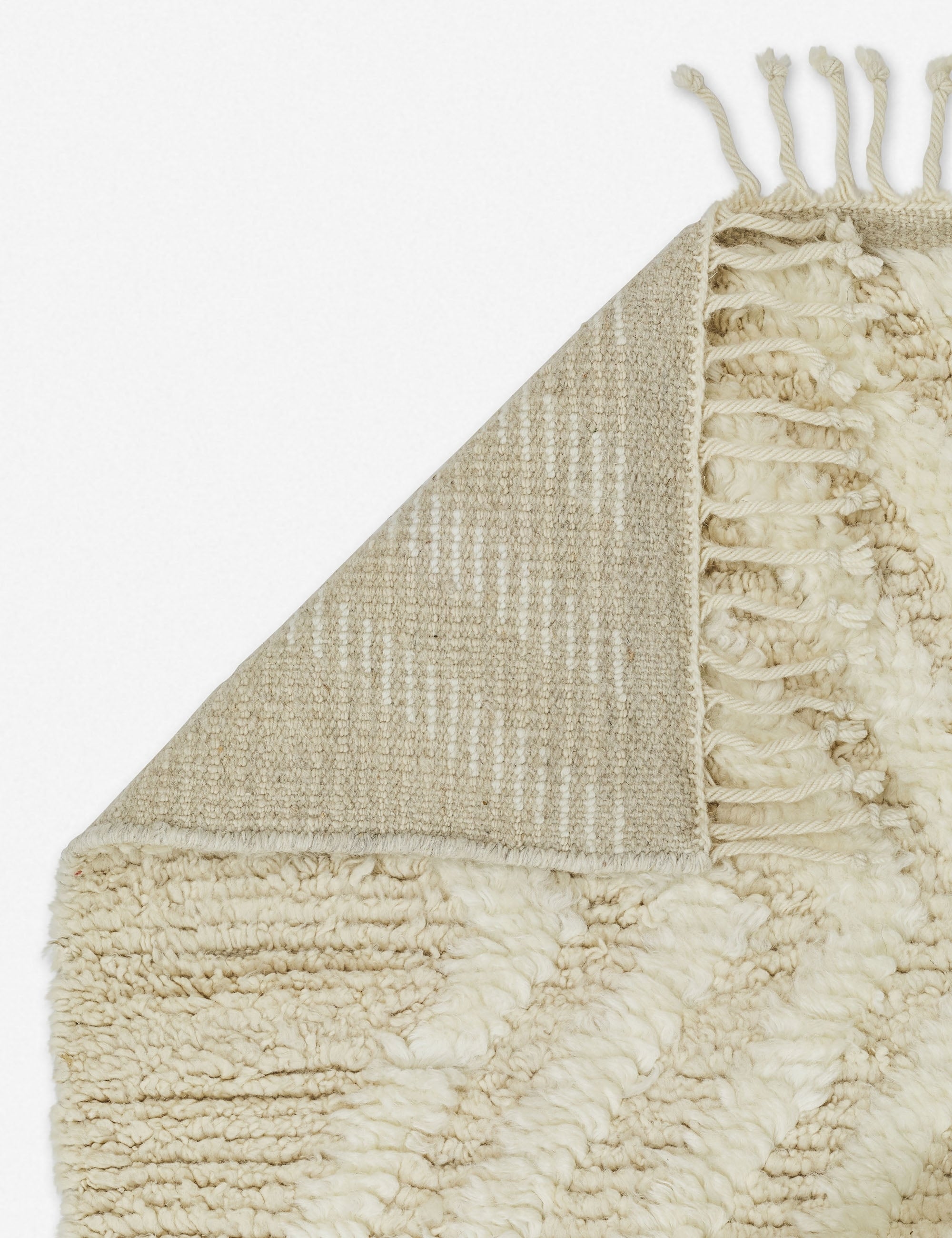 Jenni Kayne Cabin Wool Rug - Soft & Cozy Handmade Area Rug for Living Room, Bedroom - Perfect for Rustic & Modern Home Decor