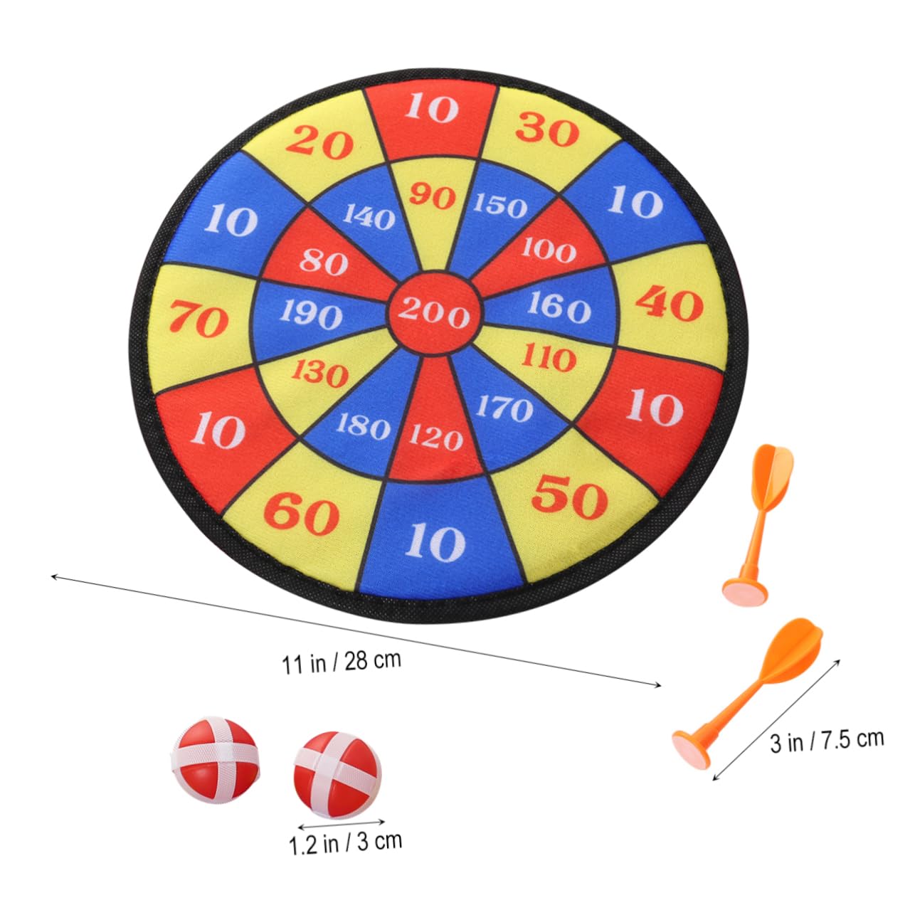 WESIEVYA Outdoor Dart Board Set - Fun Indoor/Outdoor Game Toy for Kids & Adults - Perfect for Backyard, Parties & Family Game Nights