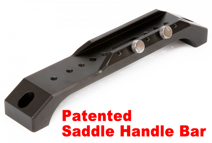 243mm Patented Saddle Handle Bar (M HC243BL) - Perfect for Bicycle, Motorcycle & Scooter Handlebars Replacement & Customization