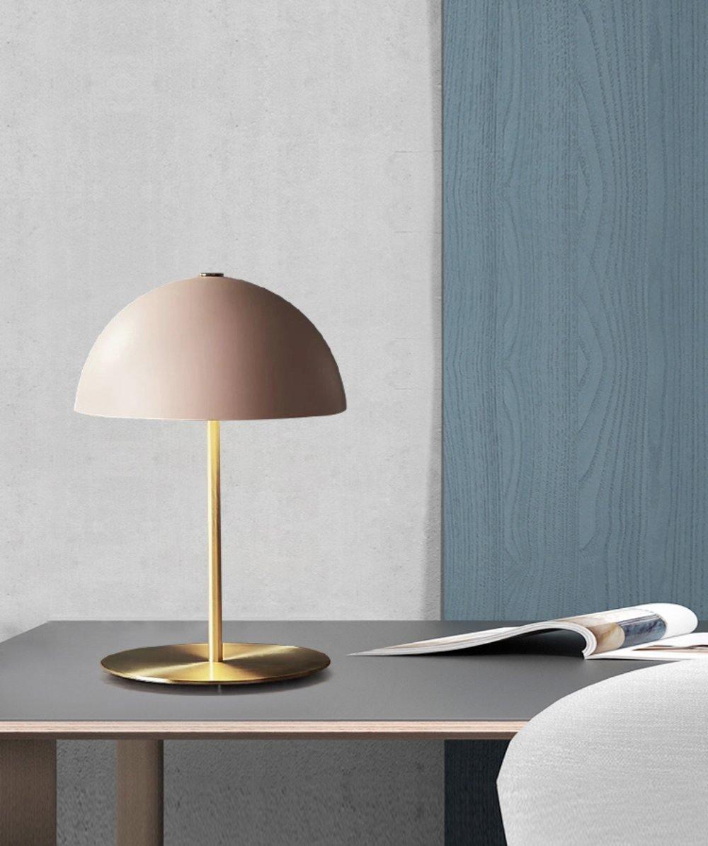 Hanna Modern Table Lamp - LED Bedside Night Light with USB Port, Adjustable Brightness for Bedroom, Living Room & Office - Warm White & Cool White Light Modes