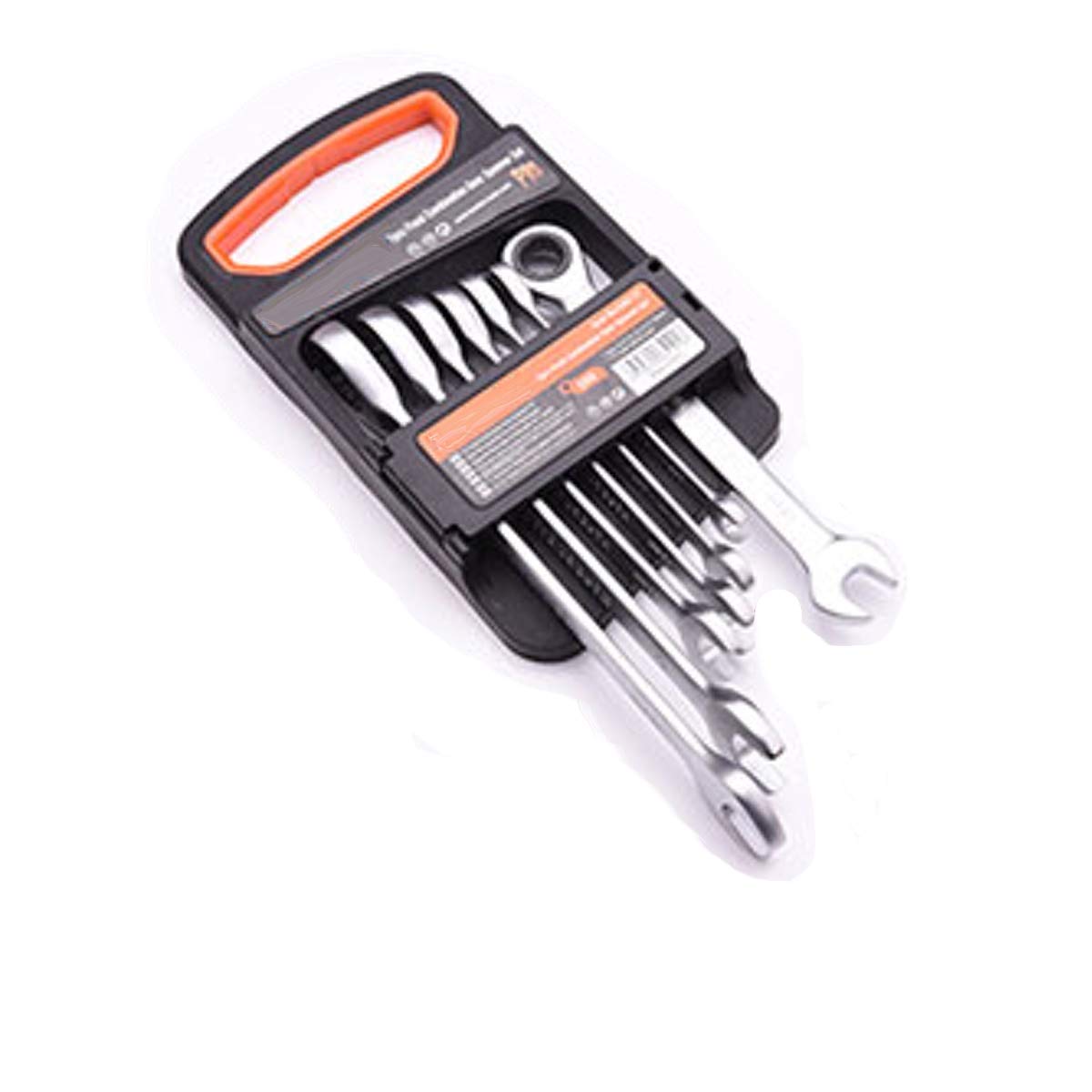 Edward Tools 7-Piece Metric Ratcheting Wrench Set - Forged Chrome Vanadium Steel (8mm-19mm) - 72-Tooth Ratchet Head - Perfect for Automotive Repair, Plumbing & DIY Projects