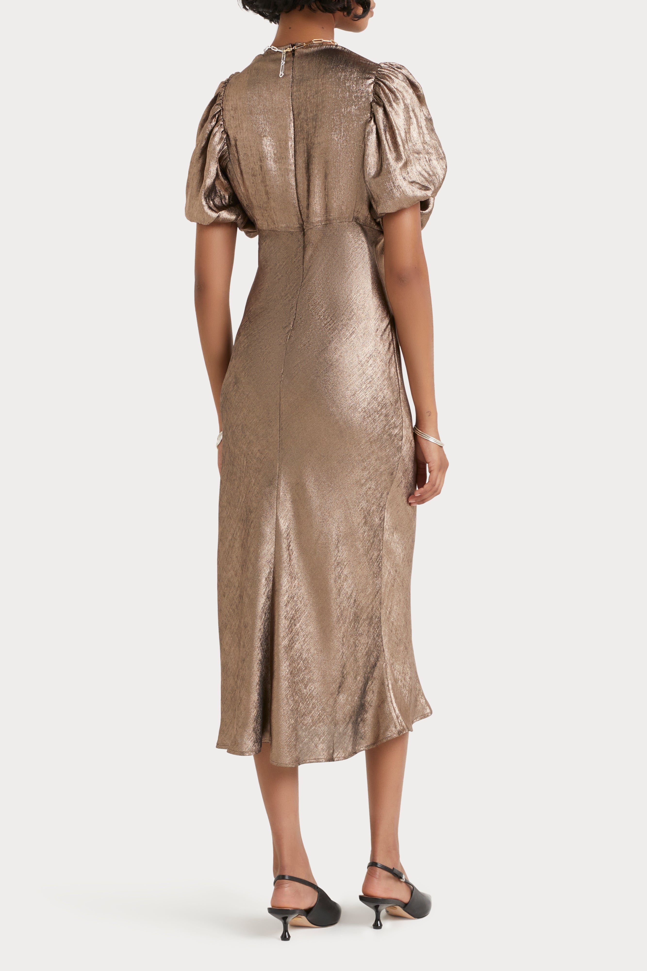 Husk Adina Dress in Bronze - Elegant Boho Maxi Dress for Women | Perfect for Beach Vacations, Summer Parties & Casual Outings