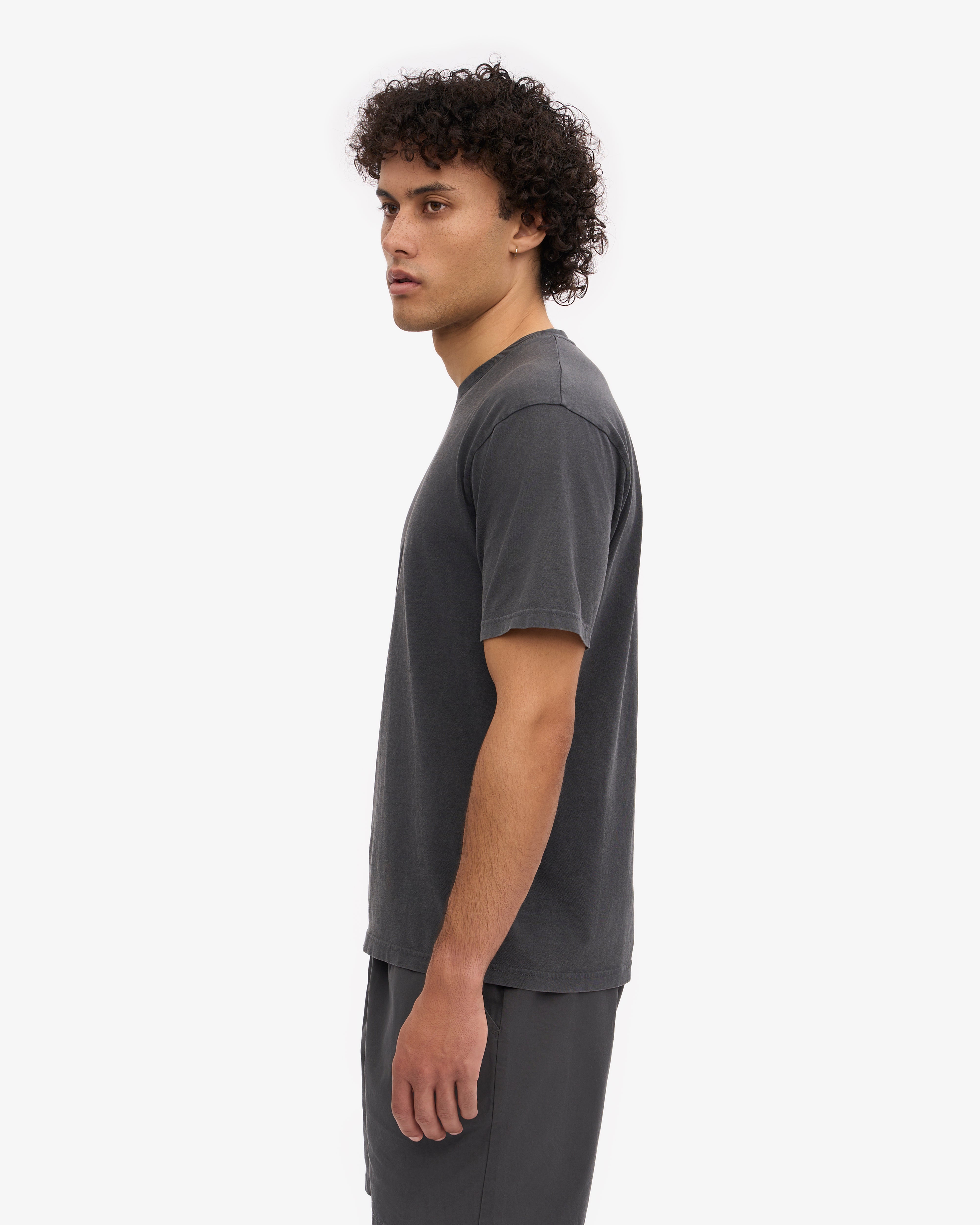Classic Organic Cotton T-Shirt for Men & Women - Faded Black - Soft & Comfortable Casual Wear for Everyday Outfits