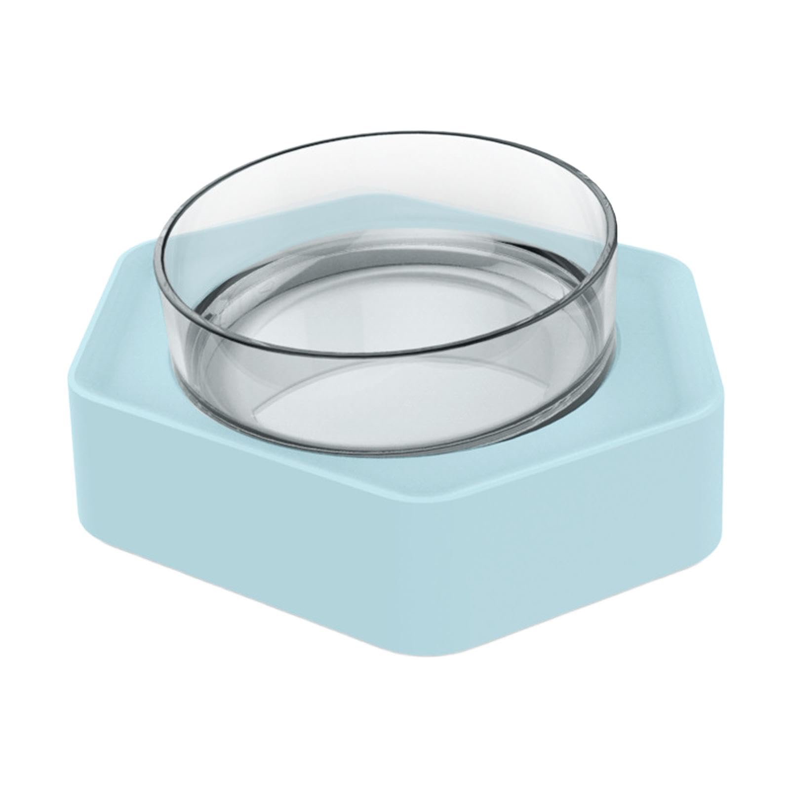 Enakshi Stainless Steel Dog Bowl - Durable Pet Food & Water Dish for Small & Medium Dogs & Kittens - Non-Slip Base, Easy Clean - Perfect for Home, Travel & Outdoor Use - Blue Pet Supplies