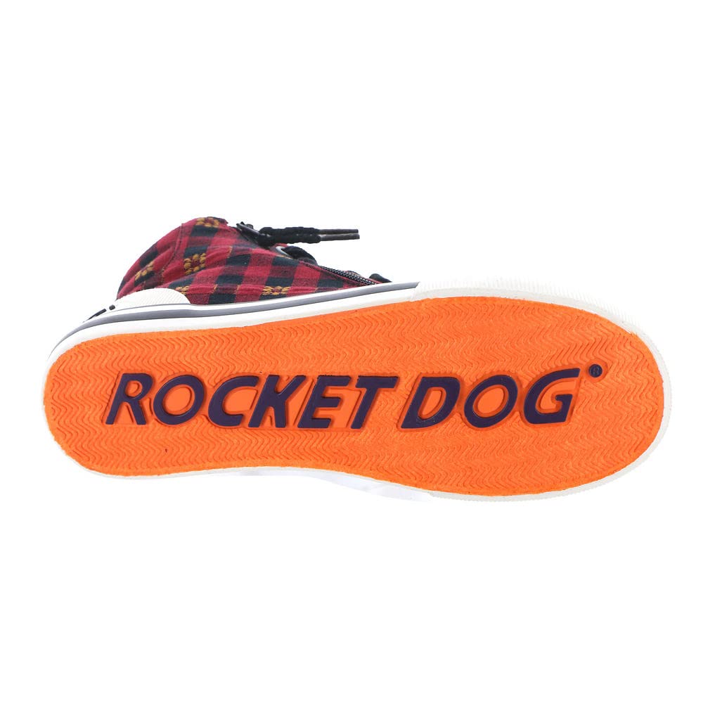 Rocket Dog Women's Jazzin High Top Sneakers - Comfortable Canvas Casual Shoes for Walking, Work & Everyday Wear | Trendy Retro Style Sneakers for Women
