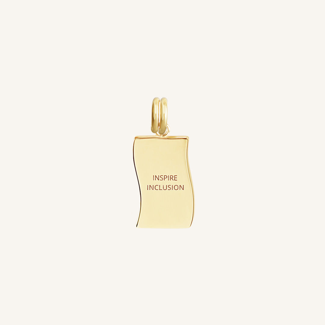Inspire Inclusion Charm - Empowering Women's Jewelry for Everyday Wear & Special Occasions