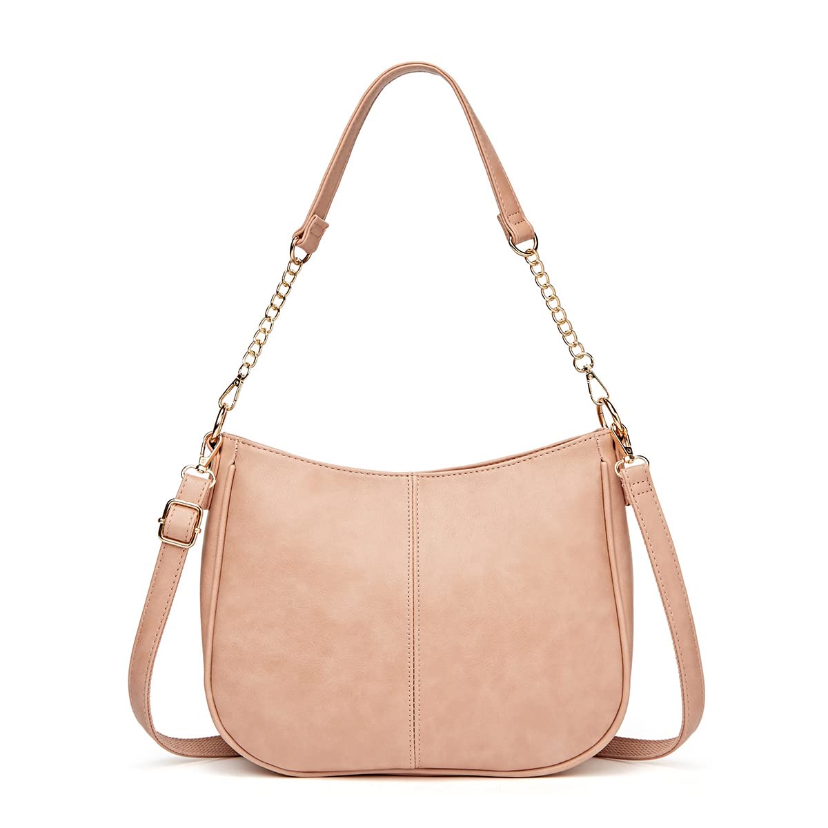 Trendy Women's Hobo Shoulder Bag Crossbody Purse - PU Leather Retro Tote Handbag with 2 Adjustable Straps | Perfect for Work, Travel & Everyday Use